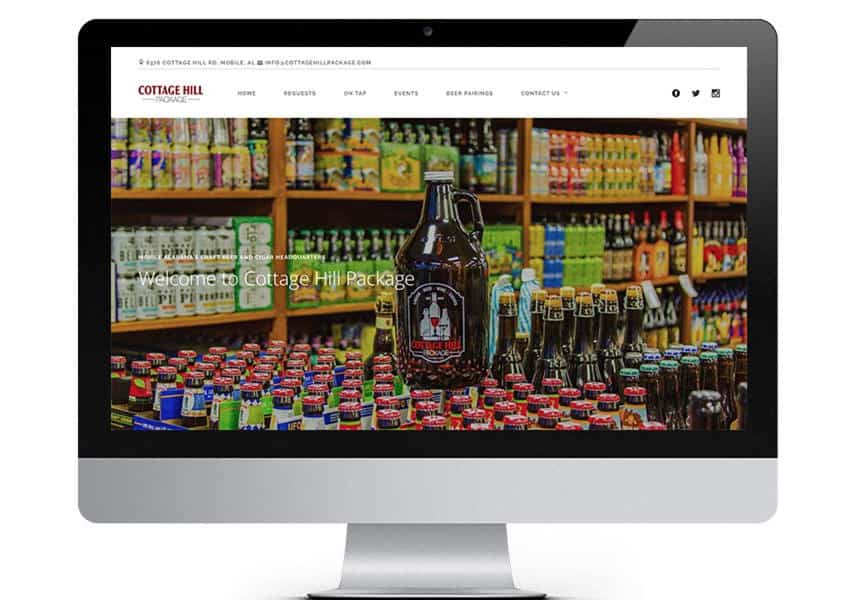 Cottage Hill Package Store Website
