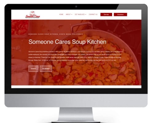 Someone Cares Soup Kitchen Website
